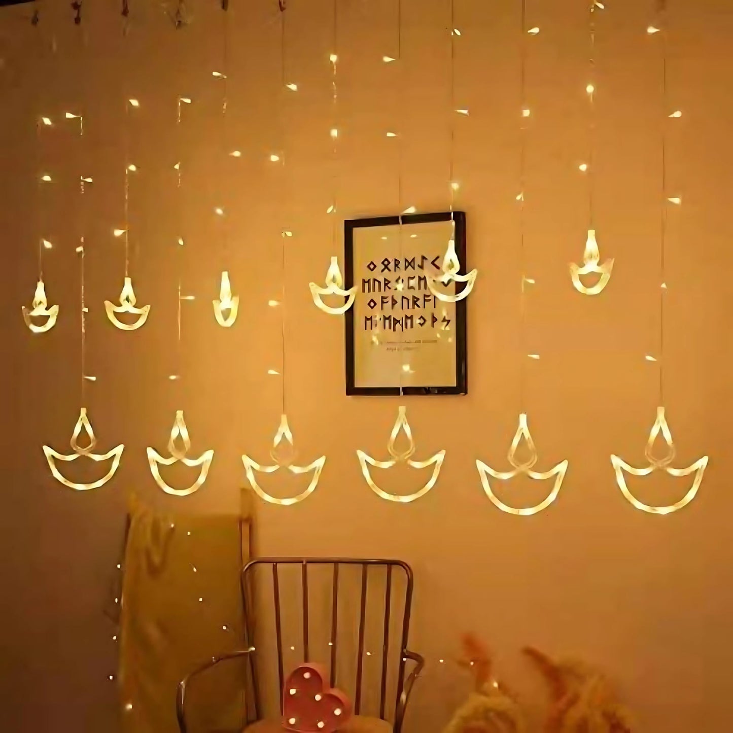 Diya Curtain LED Light