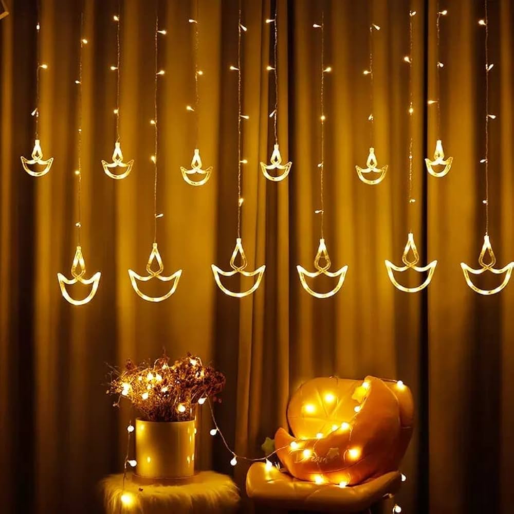 Diya Curtain LED Light