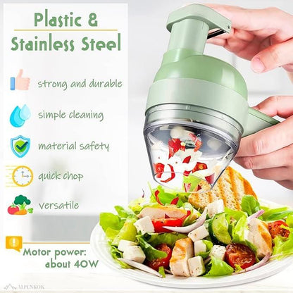 4-in-1 Electric Vegetable Cutter