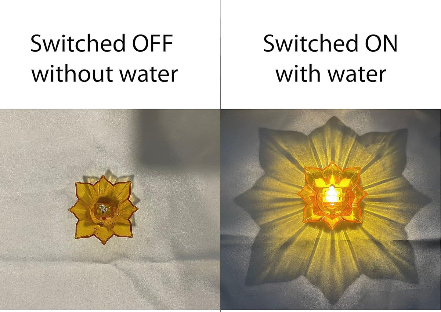 Electric Water Sensor Reflection Led Diyas