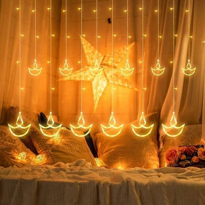 Diya Curtain LED Light